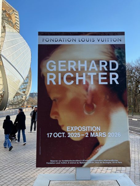 Plakat für die Gerhard Richter Ausstellung, 17. Okt 2023 - 12. Mär 2024.